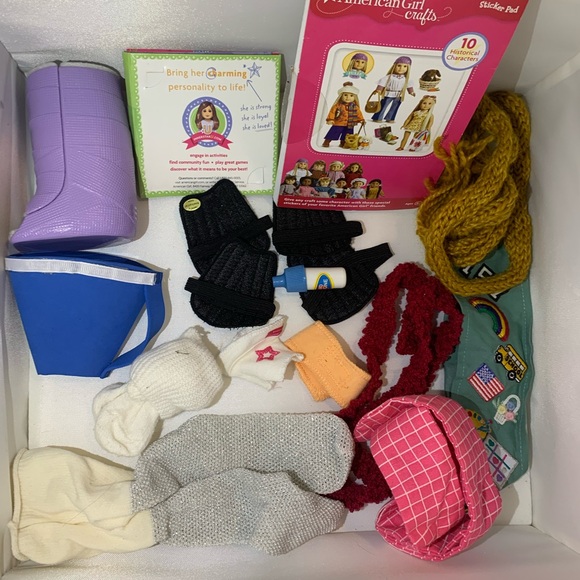 GUC / EUC Vintage retired Pink Sneakers fit American Girl Doll - Picture 6 of 9